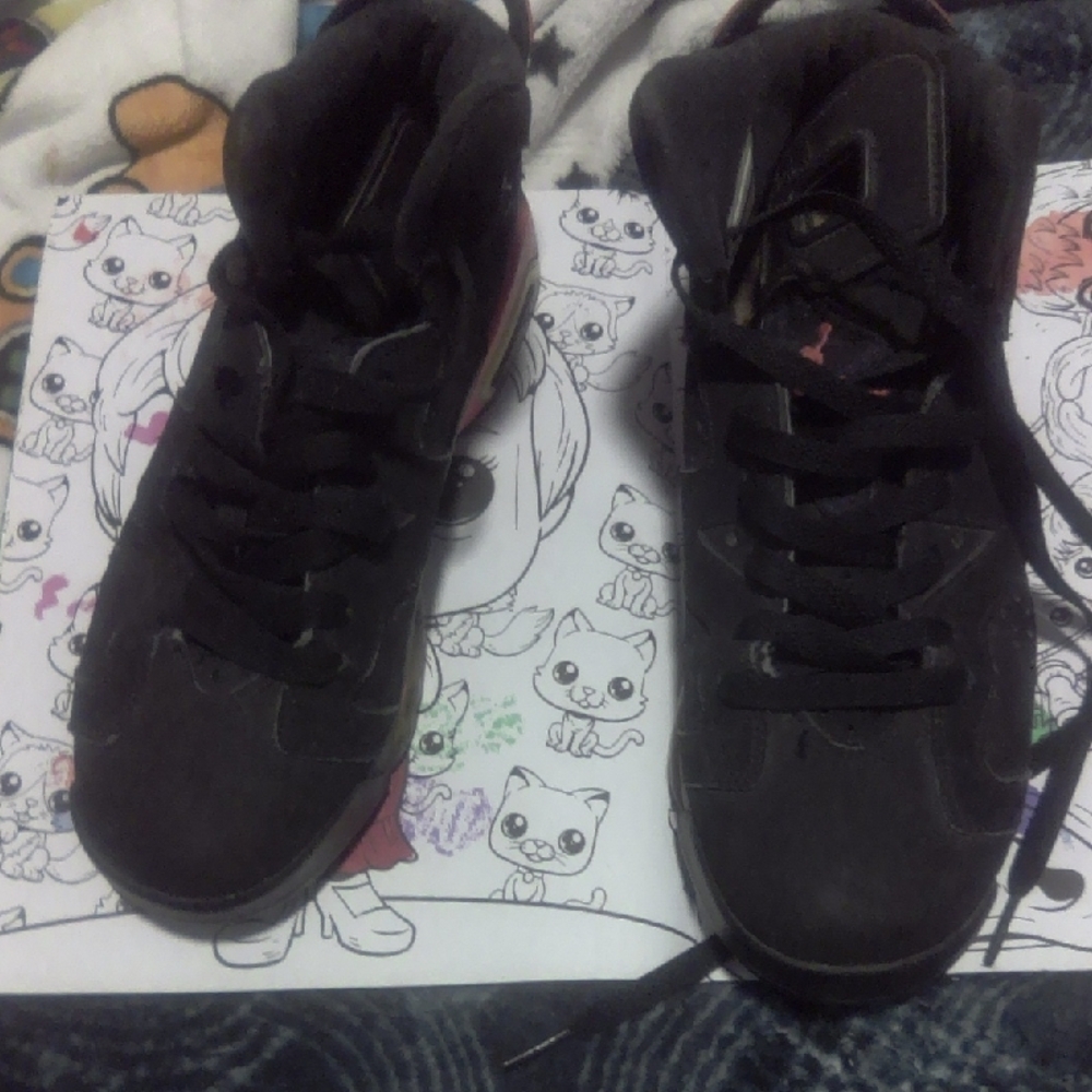 Jordan Orange Sneakers Athletic High-Top